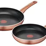 Lagostina Ramata Set Padelle Antiaderenti in Alluminio Ø 24/28 cm