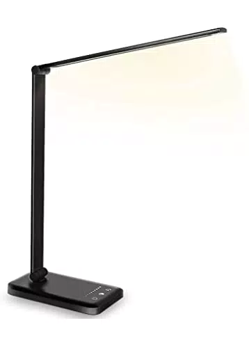 Lampada da Scrivania con Protezione degli Occhi e Controllo Touch - 10 Livelli di Luminosità - 5 Modalità di Illuminazione