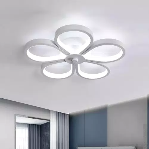 Plafoniera LED Moderna a Forma di Fiore - Illuminazione Soffitto LED