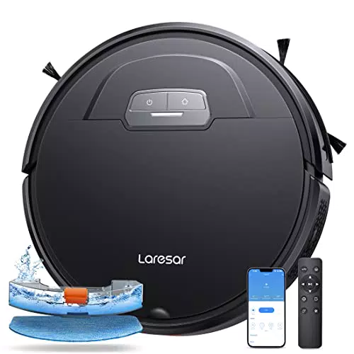 Robot Aspirapolvere e Lavapavimenti Laresar con Controllo Smart App e Compatibilità Alexa