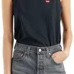 Levi's Dara Tank White +, T-shirt Donna, Bianco