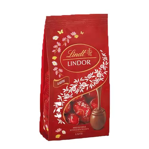 Lindt Bag Ovetti LINDOR Latte Pasqua