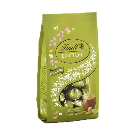 Lindt Bag Ovetti LINDOR Pistacchio Pasqua