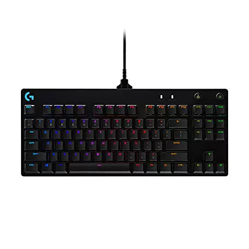 Logitech G PRO TKL Tastiera Gaming Meccanica GX Blue Switch RGB Esport Gaming Nero