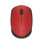 Logitech M171, Mouse senza fili, Rosso