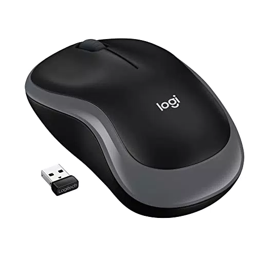 Logitech M185 Mouse Wireless, con Mini Ricevitore USB