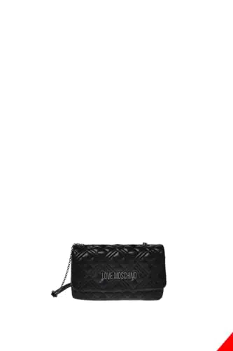 Borsa a tracolla Love Moschino con logo lettering da donna.
