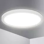 Lumare, LED Plafoniera 24W extra piatto rotondo 1800lm 330mm IP44 Plafoniera per soggiorno bagno cucina corridoio cantina bagno Luce da incasso a parete Montaggio moderno spot bianco caldo