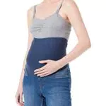 MAMALICIOUS Pantaloncini Skinny Blu Denim
