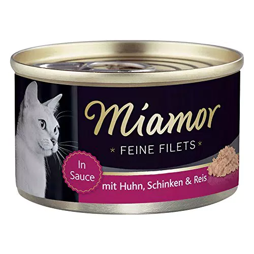 Miamor Filetti fini in gelatina tonno e gamberetti per gatti 24 x 100 g