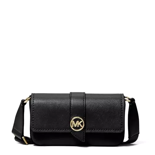 Michael Kors Greenwich Sling XBODY, Borsa da donna, nero