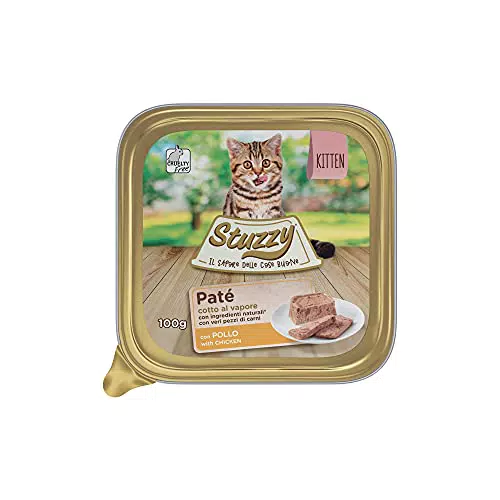 Mister Stuzzy, Cibo Umido per Gatti Cuccioli al Gusto Pollo, 3,2Kg