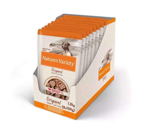 Nature's Variety Paté per Cani Adulti Mini al Manzo