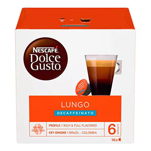 NESCAFÉ DOLCE GUSTO Lungo Decaffeinato Caffè Capsule - Confezione da 96