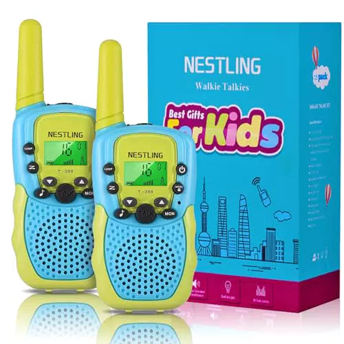 Walkie Talkie per Bambini Nestling a Lunga Portata: 8 Canali, VOX, Regalo di Natale