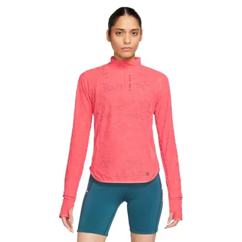 Nike maglia tecnica da running, aragosta