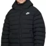 Nike FD2845-010 K NSW LOW SYNFL HD JKT Giacca Unisex Bambino BLACK/BLACK/WHITE Taglia