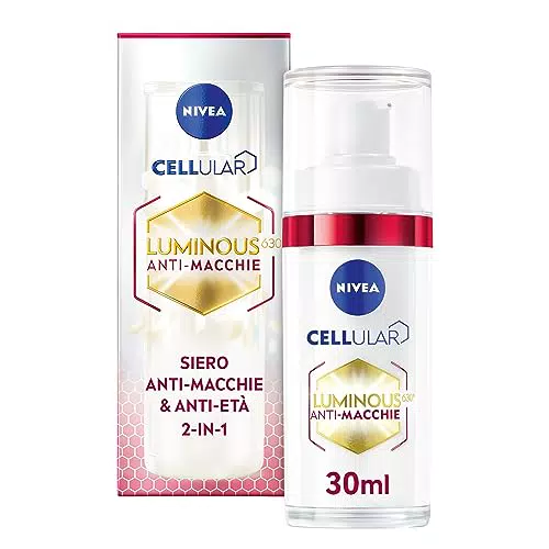 NIVEA Cellular Luminous630 Siero Anti-Età con Acido Ialuronico e Collagene