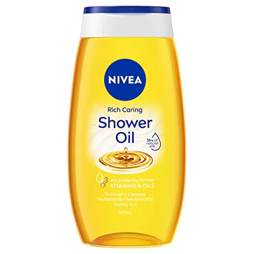 NIVEA Doccia Olio Nutrimento Intenso in confezione da 6 x 200 ml