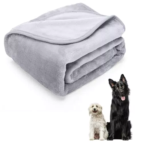 Nobleza Morbida coperta in Pile per cani e gatti Confezione Color Grigio Misure 75x75cm