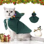 Nobleza Vestito Natale Gatto Cane, Costume Natalizio per Gatto Regolabili