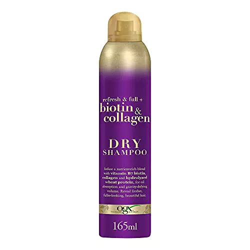 OGX Shampoo Secco Biotin & Collagen per Capelli Fini o Diradati con Bisogno di Volume