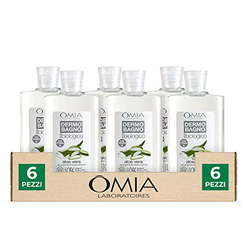 Omia Dermobagno Ecobio Aloe Vera - Bagnoschiuma per Pelli Secche e Delicate