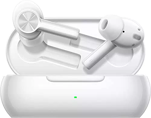 OnePlus Buds Z2 - Cuffie wireless con Cancellazione del Rumore con fino a 38h di autonomia e Il supporto Dolby Atmos - Pearl White