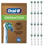 Oral-B Cross Action Testine Spazzolino Elettrico per Pulizia Profonda