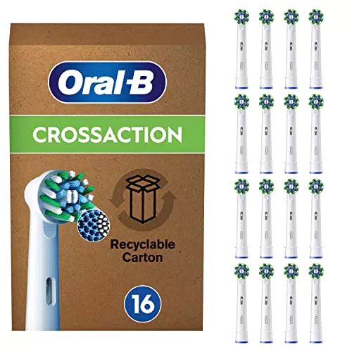 Oral-B Cross Action Testine Spazzolino Elettrico per Pulizia Profonda