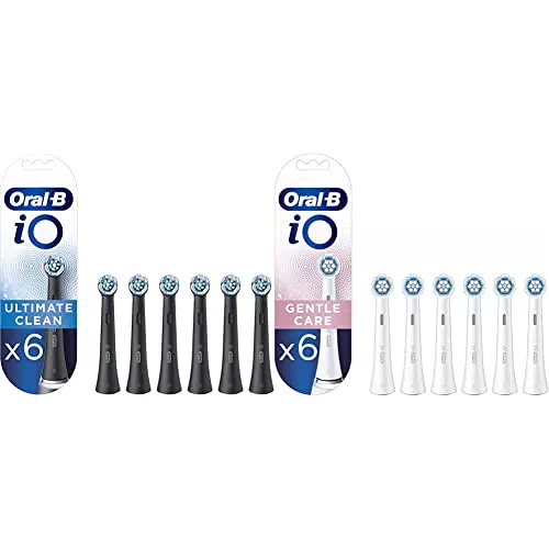 Oral-B Io Ultimate Clean Testina di Ricambio Nera per Spazzolino Elettrico