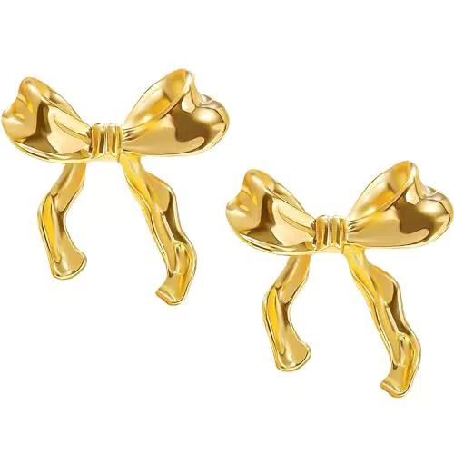 Orecchini a fiocco da donna - Gioielli eleganti per San Valentino
