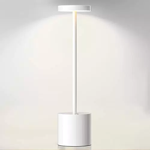 Lampada da Tavolo Senza Fili a LED Ricaricabile per Soggiorno e Ufficio