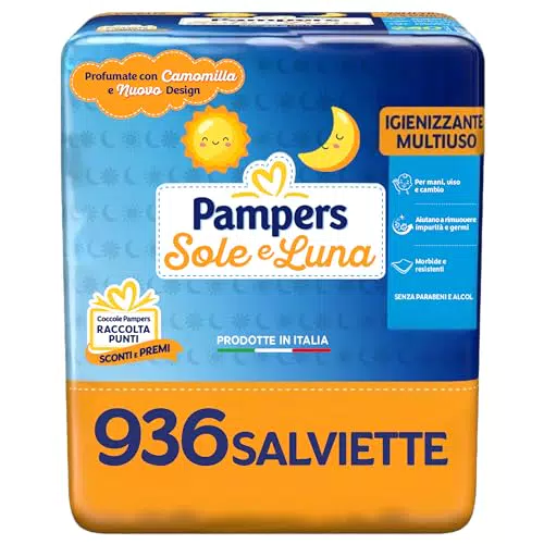 Pampers Salviette Profumate con Camomilla - Nuovo Design