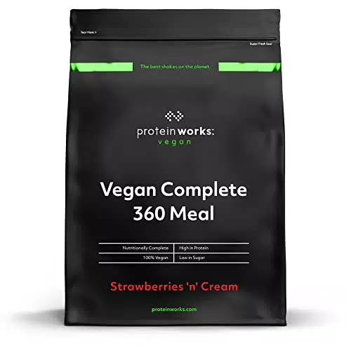 The Protein Works - Pasto Completo Vegano Panna e Fragole