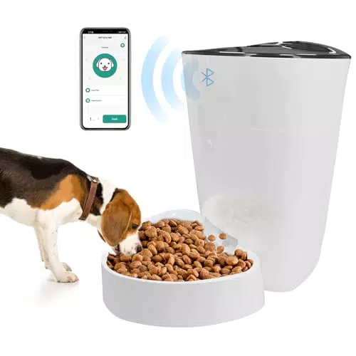 Distributore Automatico Cibo Pawmate per Gatti e Cani con WiFi - 4L, Programmabile