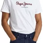 Pepe Jeans Eggo N, T-Shirt Uomo, Bianco ,L