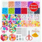 Perline per Braccialetti fai da te, 4mm