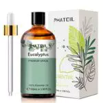PHATOIL Olio Essenziale Eucalipto 100 ml, Oli Essenziali Naturali Puri per Diffusore Umidificatore