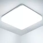 Plafoniera LED Soffitto Quadrata 20W - Lampada da Soffitto Moderna 6500K IP44 per Ufficio e Casa