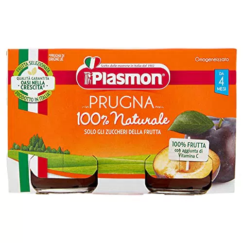 Plasmon Omogeneizzato Prugna, 24 pezzi