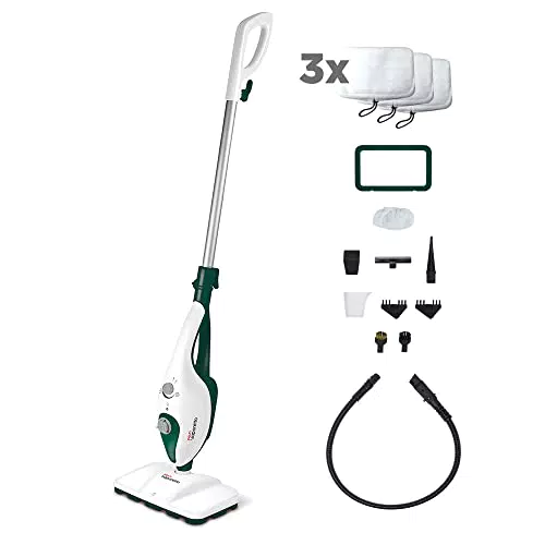 Polti Vaporetto SV240: Scopa Lavapavimenti a Vapore 2in1 con Pulitore Portatile e 14 Accessori