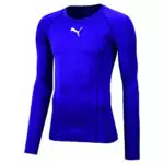PUMA Liga Baselayer LS Technical T-Shirt, Man, White