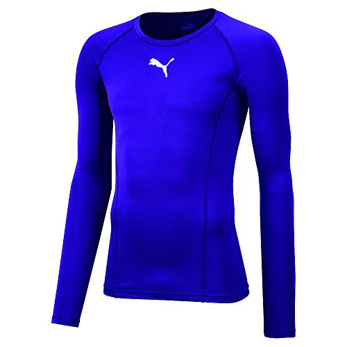 PUMA Liga Baselayer LS Technical T-Shirt, Man, White