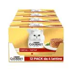 Purina Gourmet Gold Tortini Cibo Umido per Gatti con Manzo e Pollo