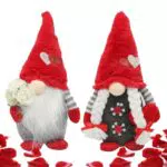 Set di gnomi decorativi per San Valentino - Regalo romantico per compleanni, anniversari e matrimoni.