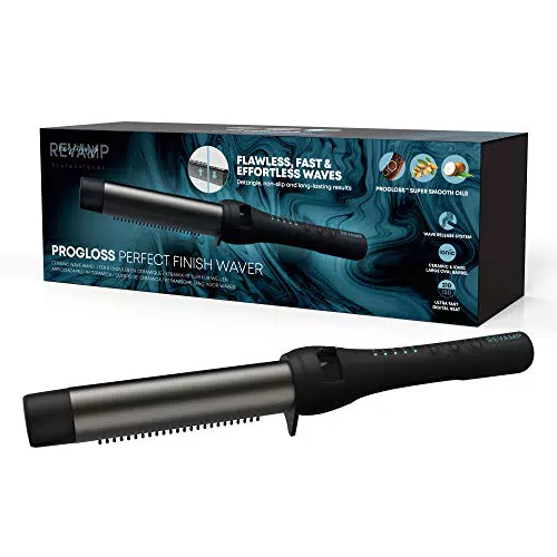 REVAMP Progloss Perfect Finish Waver, Arricciacapelli con Setole Retrattili