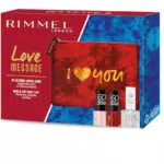 Rimmel London Kit Regalo Donna Love Message con Pochette Red e Smalto Unghie Ethereal.