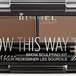 Rimmel London Kit Sopracciglia Brow This Way - Sopracciglia Perfette in 3 Step - Medium Brown - 17.2 g