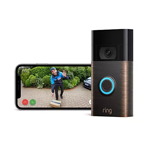 Amazon Ring Video Doorbell | Videocitofono HD 1080p con Rilevazione Movimento Avanzata